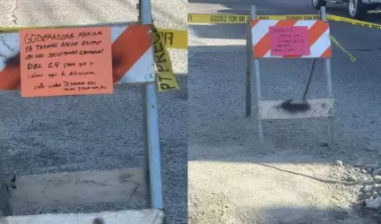 Vecinos de la colonia Terrazas del Rub� tapan mega bache