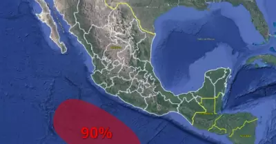 Zona de baja presi�n en el Pac�fico mexicano