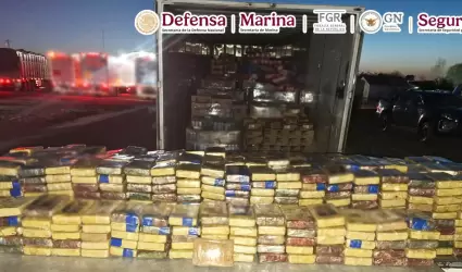 Decomisan cargamento de coca�na en San Luis R�o Colorado