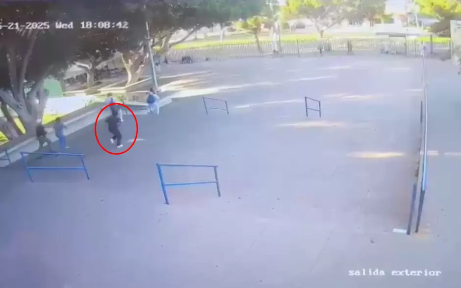 Agresor escapa