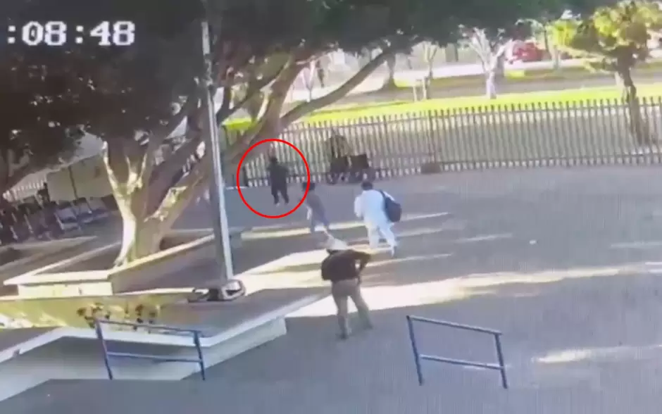 Agresor escapa