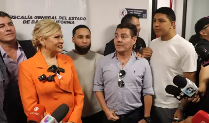 Convenio Fiscal�a de BC con promotora y boxeadores