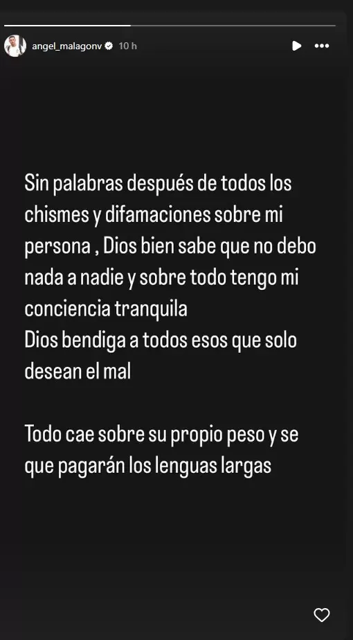 Mensaje de Malagon