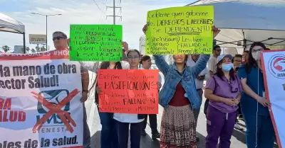 Manifestaci�n de personal de Salud