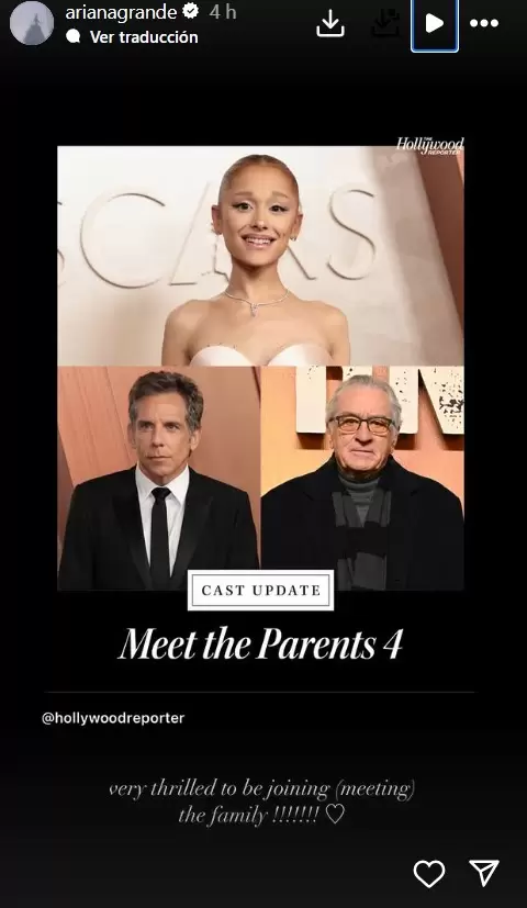 Ariana Grande participar� en "La familia de mi novia 4"