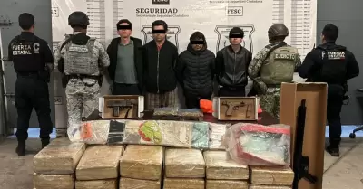 Aseguran m�s de 150 kilogramos de drogas; hay 4 detenidos