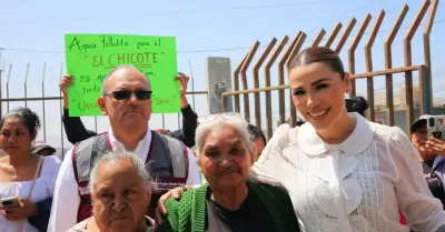Supervisan obra de tanque y red de agua potable en colonia Ampliaci�n Ejido L�za