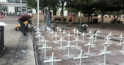 Memorial de ni�os fallecidos en la Guarder�a ABC