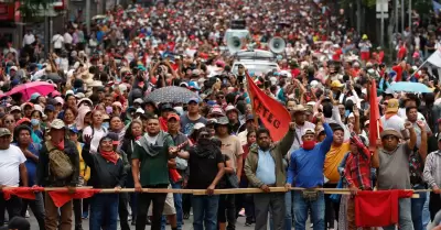 Manifestaci�n de la CNTE