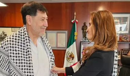 Embajadora de Palestina en M�xico se re�ne con Fern�ndez Noro�a