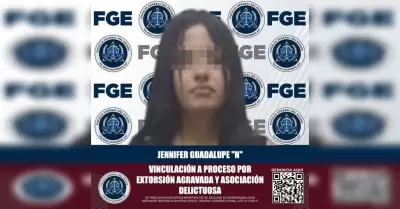 Mujer acusada de extorsi�n agravada y asociaci�n delictuosa