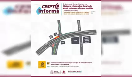 Red sanitaria en el bulevar Alberto Lim�n Padilla