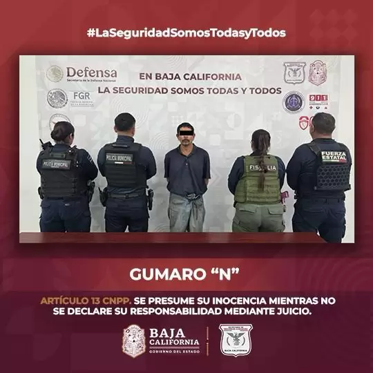 Detenido tras persecuci�n en Ensenada
