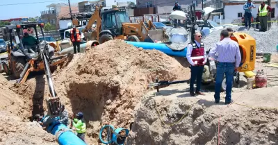 Avanza obra del tanque Rub� SARH, pieza clave en el abasto de agua en Tijuana