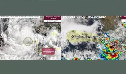 Depresi�n tropical Cuatro-E