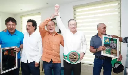 Gobernador y Julio C�sar Ch�vez