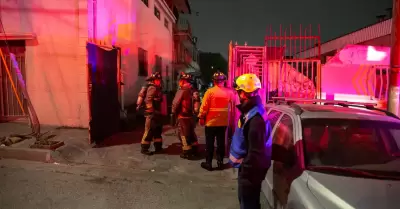 Incendio en cuarter�a de colonia Independencia