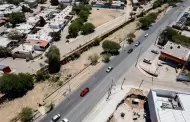 Avanzan trabajos en parque lineal en el bulevar L�zaro C�rdenas