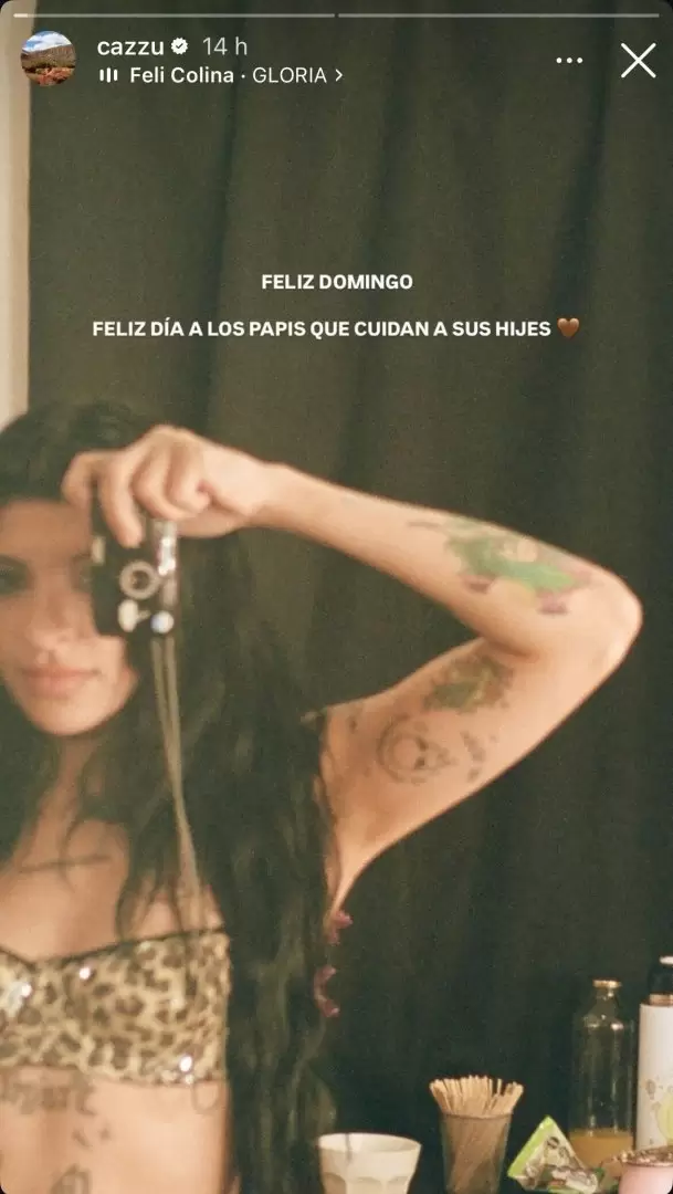 Cazzu manda indirecta a Christian Nodal en el D�a del Padre