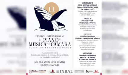 2da edici�n del Festival Internacional de Piano y M�sica de C�mara