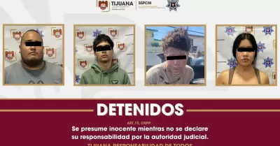 Presuntos responsables por da�os en propiedad ajena en yonque de la colonia La M
