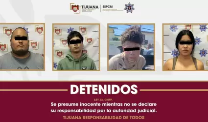 Presuntos responsables por da�os en propiedad ajena en yonque de la colonia La M