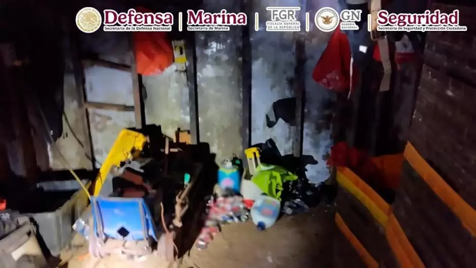 En Baja California, tras ejecutar una orden de cateo se inhabilit� un t�nel que conectaba con Estados Unidos