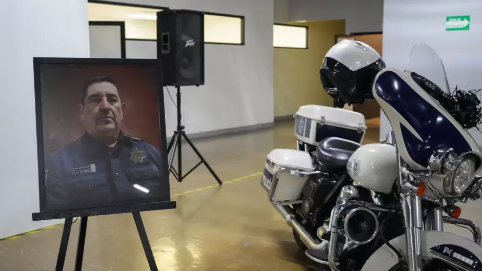 Despiden con honores al oficial de tr�nsito Antonio Garc�a Medrano