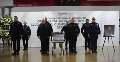 Despiden con honores al oficial de tr�nsito Antonio Garc�a Medrano