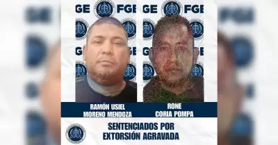 Sentenciados por extorsi�n agravada
