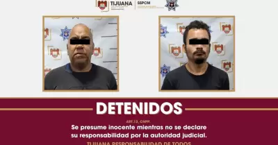 Presuntos responsables de robo de veh�culo
