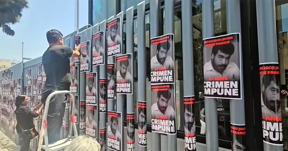 Manifestaci�n por el asesinato de Francisco Javier Ortiz