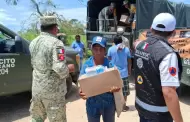Reconoce Sheinbaum labor del Ej�rcito y la Marina tras paso del hurac�n "Erick"