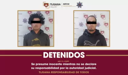 Detenidos en posesi�n de sustancias prohibidas y arma de utiler�a en Mariano Mat