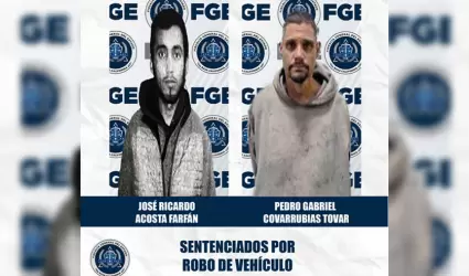 Acusados por el delito de robo de veh�culo