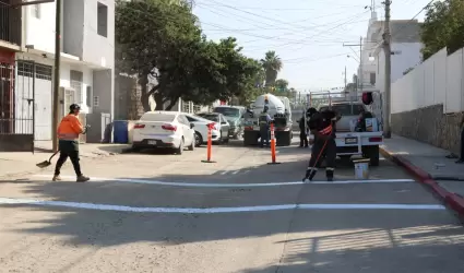 Trabajos de pavimentaci�n