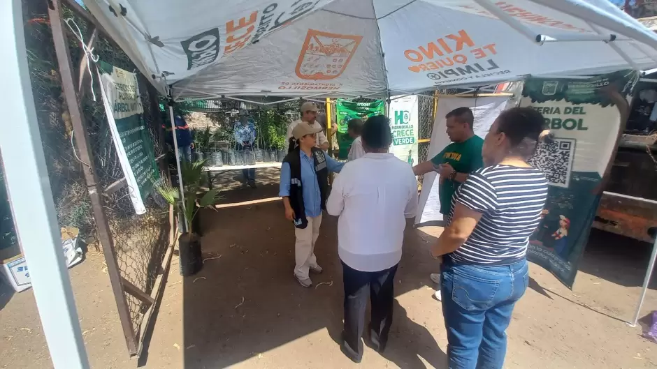 Donaci�n de �rboles en el Vivero Municipal