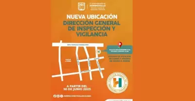 Nueva ubicaci�n de las oficinas de Inspecci�n y Vigilancia