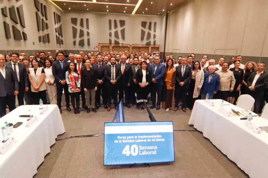 Di�logo sobre la implementaci�n de la semana laboral de 40 horas