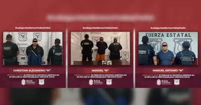 Detenidos por el Escuadr�n Violeta