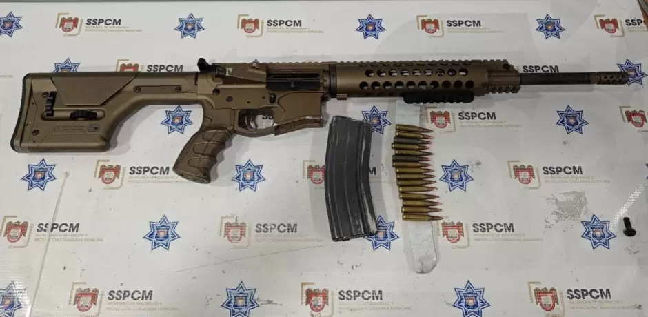 Detenido en posesi�n de fusil de asalto