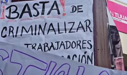 Manifestaci�n maestros de BC