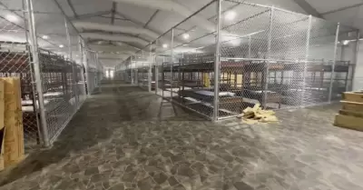 Centro de detenci�n "Alligator Alcatraz", en Florida