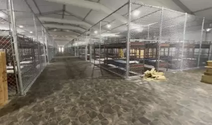 Centro de detenci�n "Alligator Alcatraz", en Florida