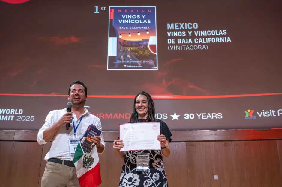 Baja California gana premio internacional con gu�a sobre vinos y vin�colas