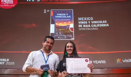 Baja California gana premio internacional con gu�a sobre vinos y vin�colas