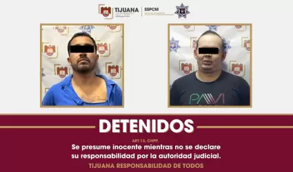 Detienen a dos hombres por ri�a tras incidente de tr�nsito