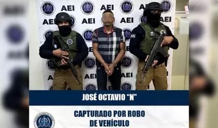 Presunto l�der de grupo dedicado al robo de veh�culos en Tijuana