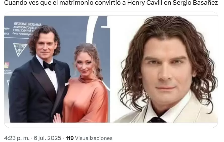 Henry Cavill y Sergio Basa�ez