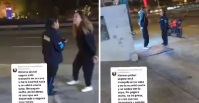 Circula otra agresi�n de "Lady Racista"